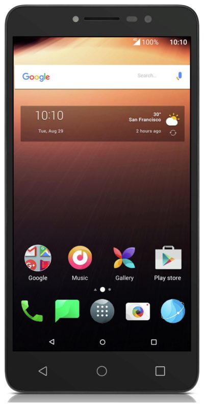 Sim Free Alcatel A3 XL Mobile Phone - Grey.